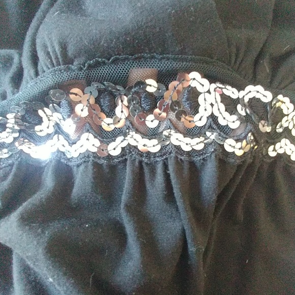 Strap blouse with sequin - Picture 3 of 4